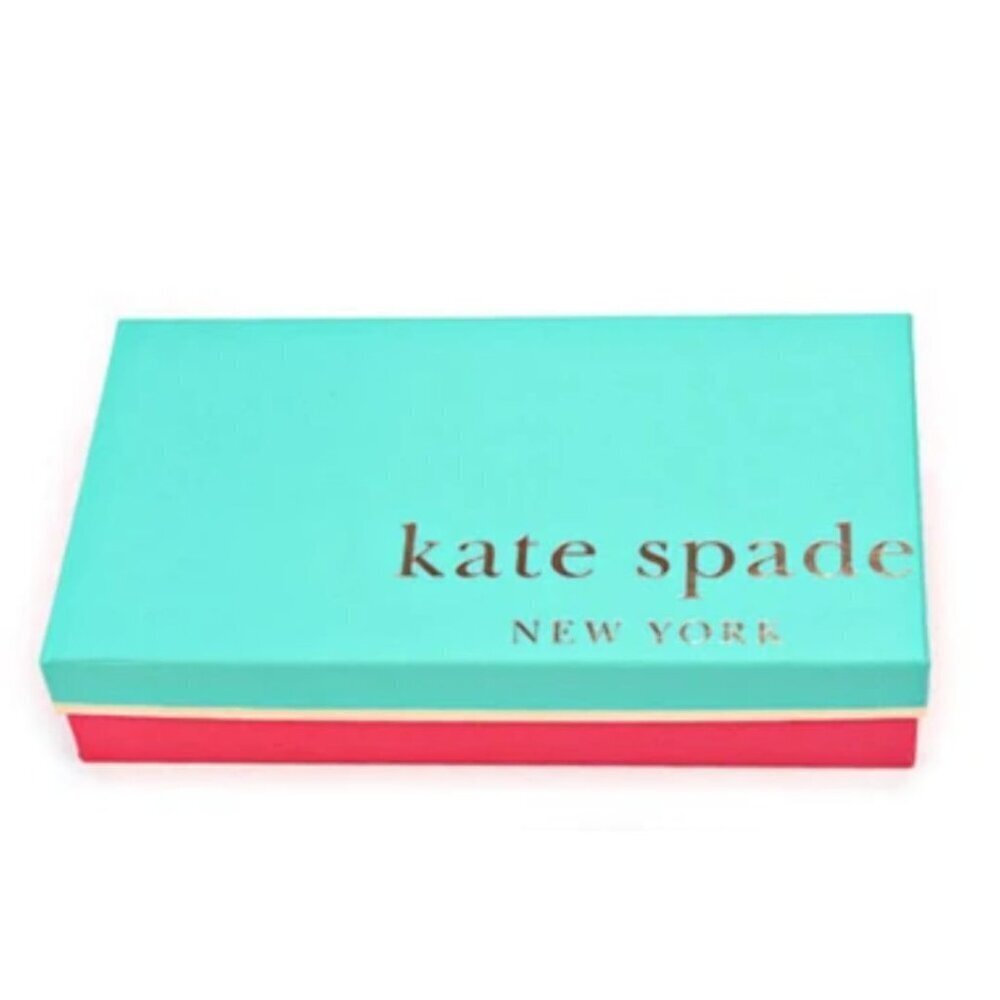 Kate Spade Statement Necklace Leather Crystal Pearl Beads Victorian Box - Picture 6 of 8